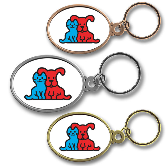 Pet Store Theme Round Photo Look Key Chain $2.88 - $1.99